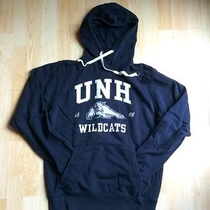 Unisex UNH Sweatshirt Hoody Navy M